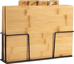 tablas de bambú para maridajes en casa