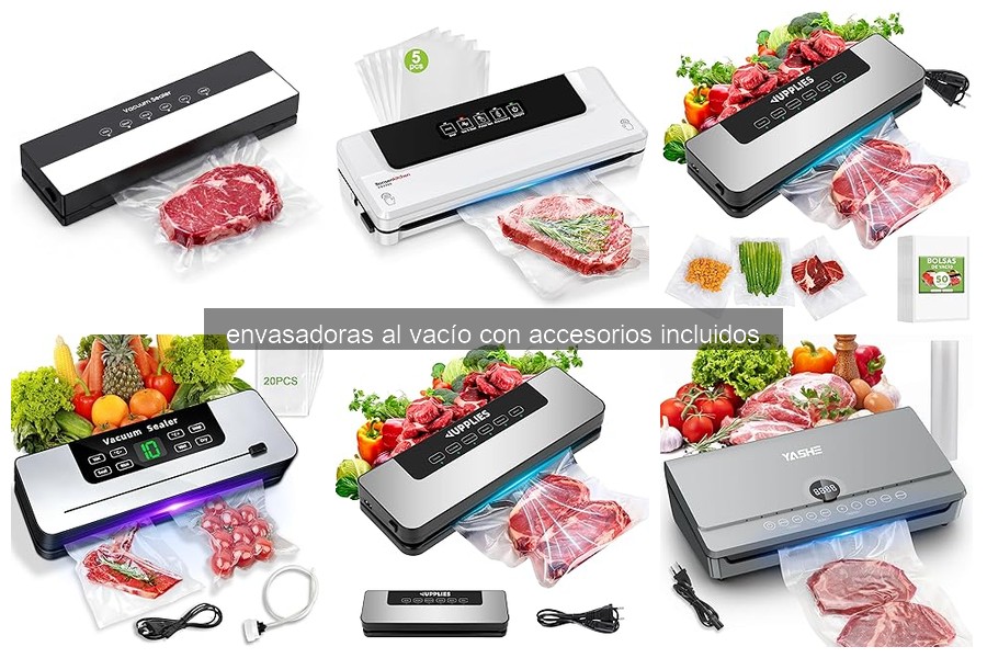 Accesorios imprescindibles para envasadoras al vacío