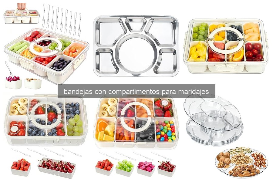 Cómo elegir bandejas con compartimentos para maridajes