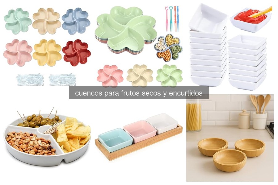 Cómo elegir el cuenco ideal para frutos secos y encurtidos