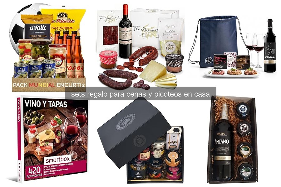 Cómo elegir el mejor set de regalo para cenas y picoteos
