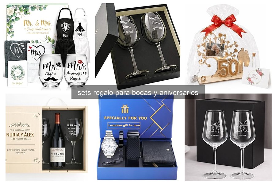 Cómo elegir el set de regalo perfecto para bodas y aniversarios