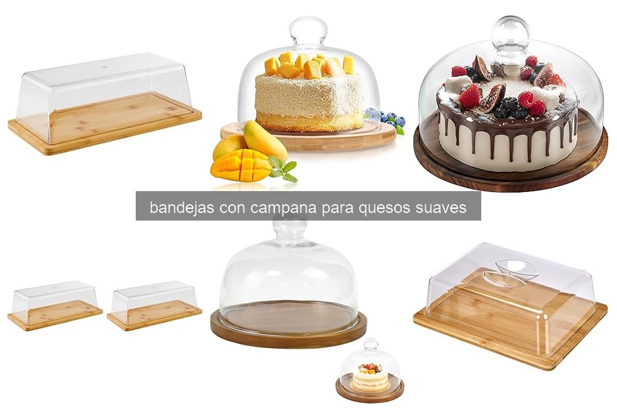 Cómo elegir la mejor bandeja con campana para quesos suaves