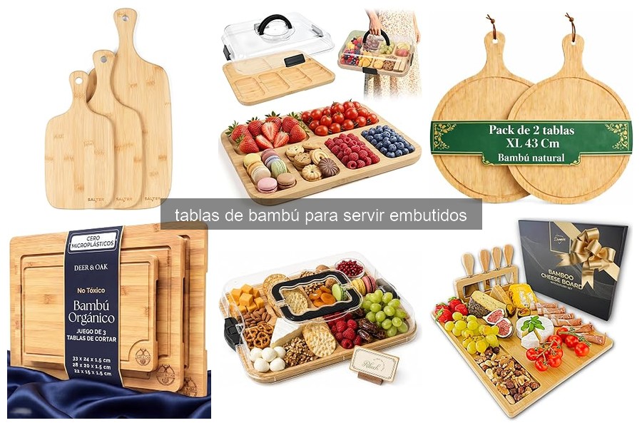 Cómo elegir la mejor tabla de bambú para embutidos