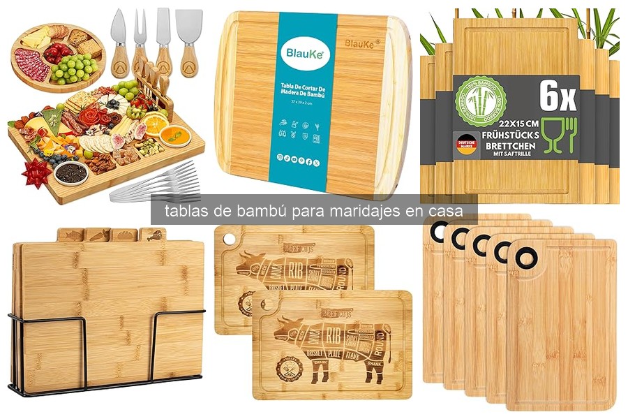 Cómo elegir la mejor tabla de bambú para maridajes en casa