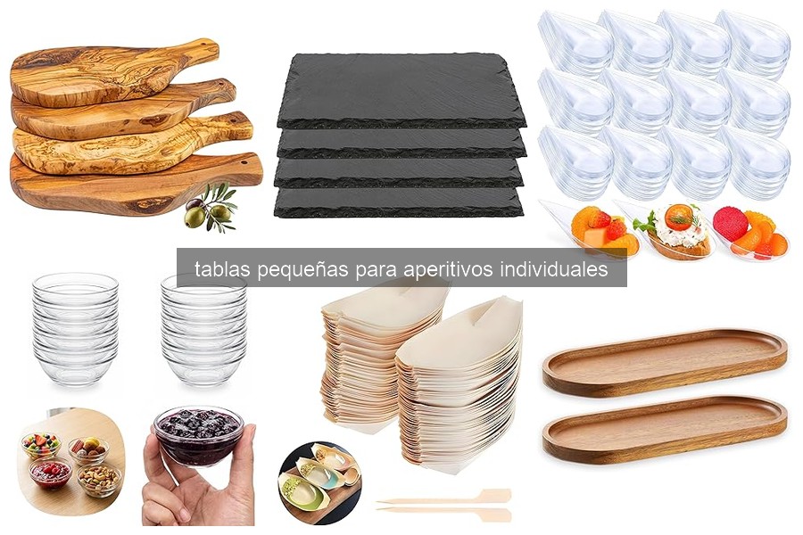 Cómo elegir la tabla perfecta para aperitivos individuales
