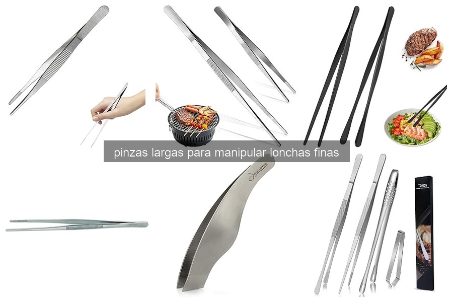 Cómo elegir las mejores pinzas largas para jamón y queso