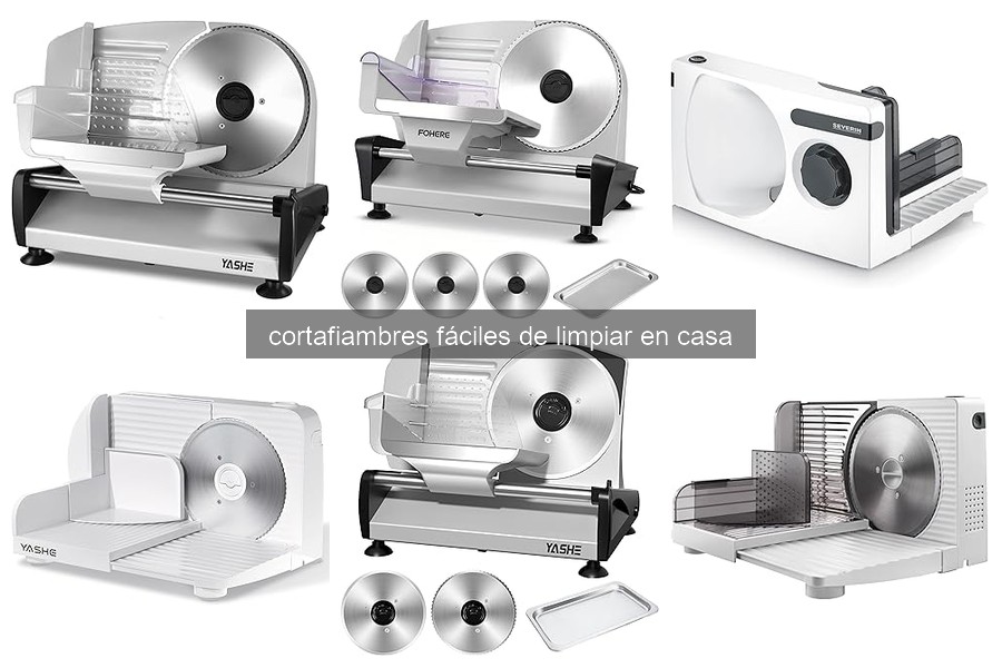 Cómo limpiar un cortafiambres de forma efectiva