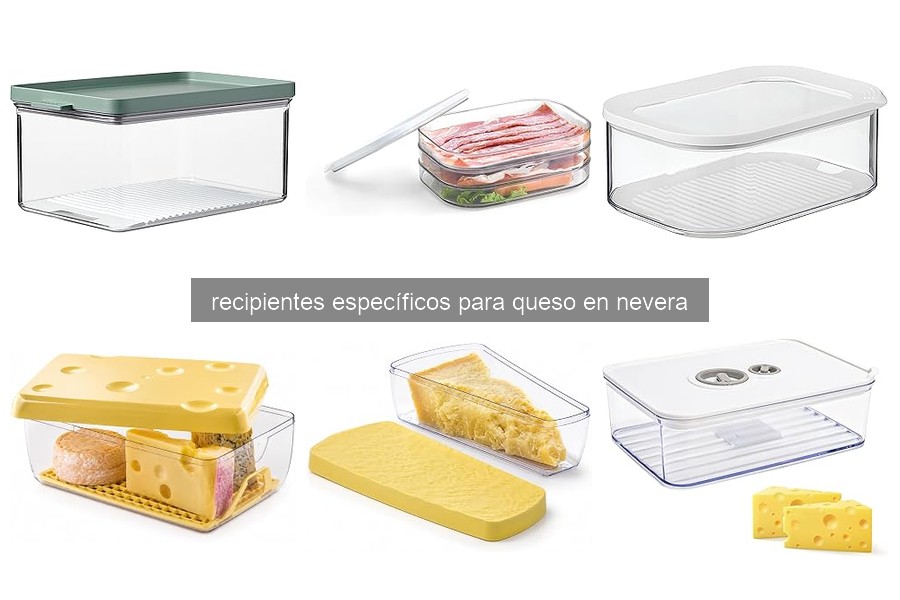 Cómo limpiar y mantener recipientes de queso en la nevera