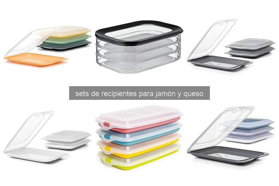 Cómo limpiar y mantener sets de recipientes para jamón y queso