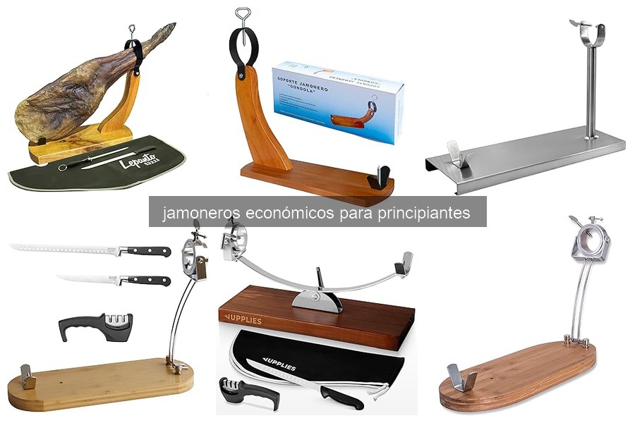 Cómo limpiar y mantener un jamonero económico correctamente
