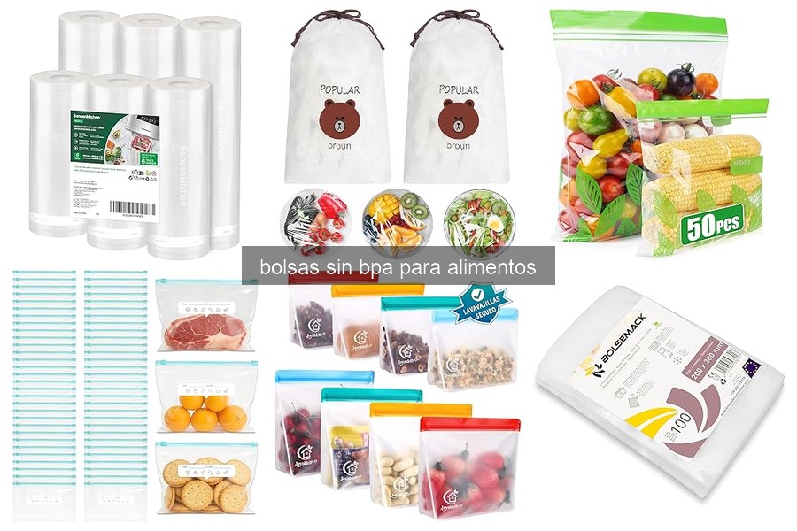 Cómo usar correctamente bolsas sin BPA para alimentos