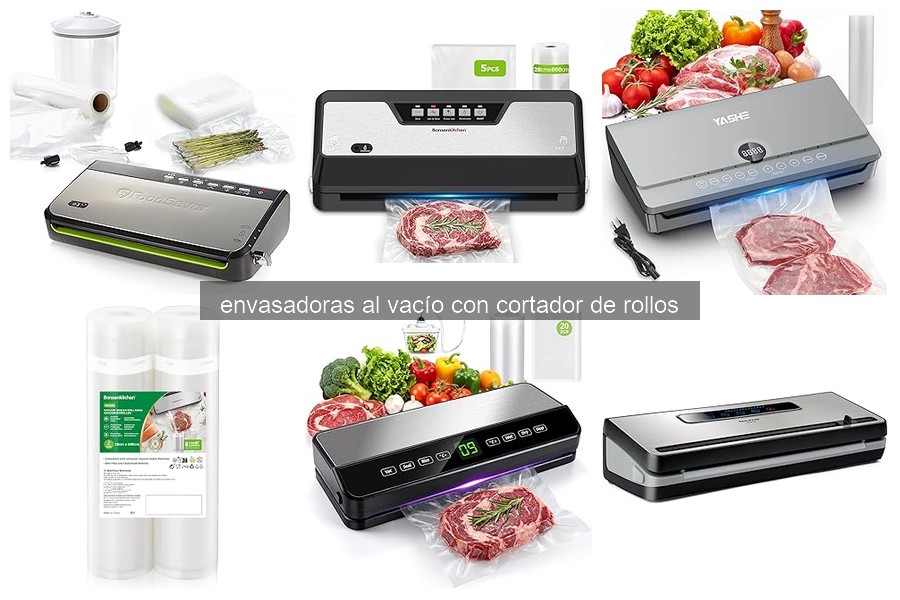 Cómo usar envasadoras al vacío con cortador de rollos