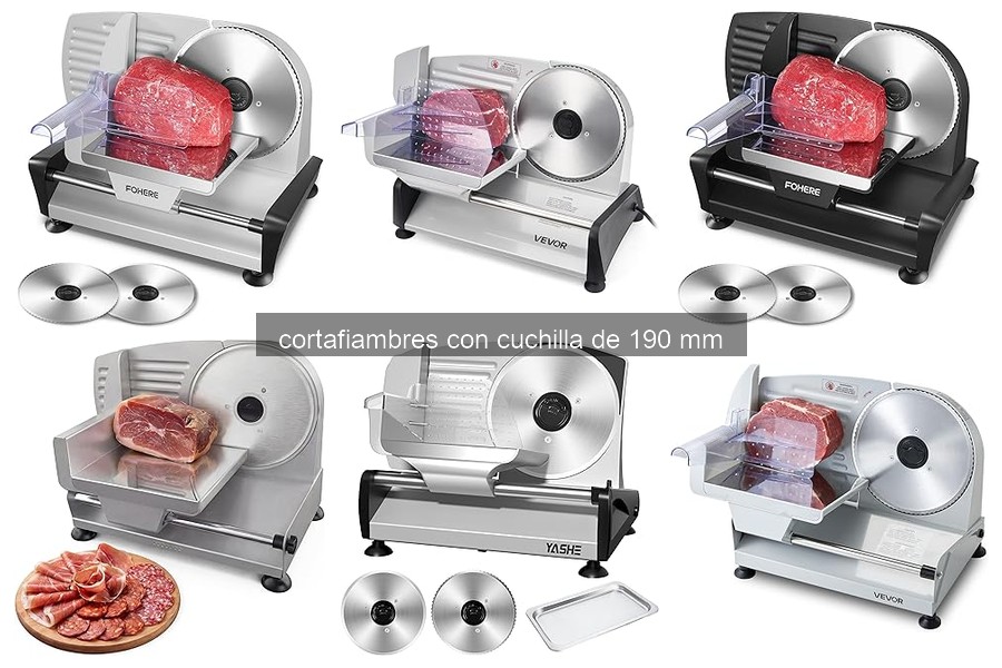 Cómo usar un cortafiambres de 190 mm de forma efectiva