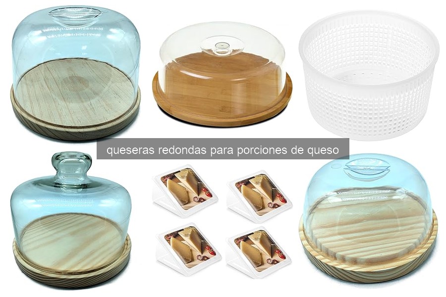 Cómo usar y mantener tu quesera redonda para porciones de queso