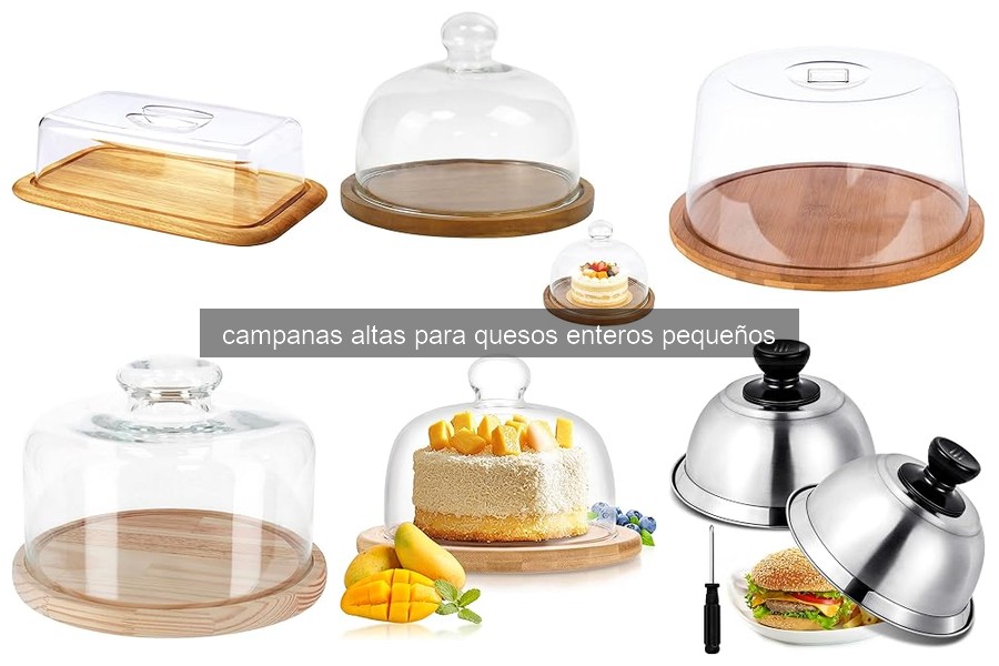 Cómo usar y mantener una campana alta para quesos pequeños