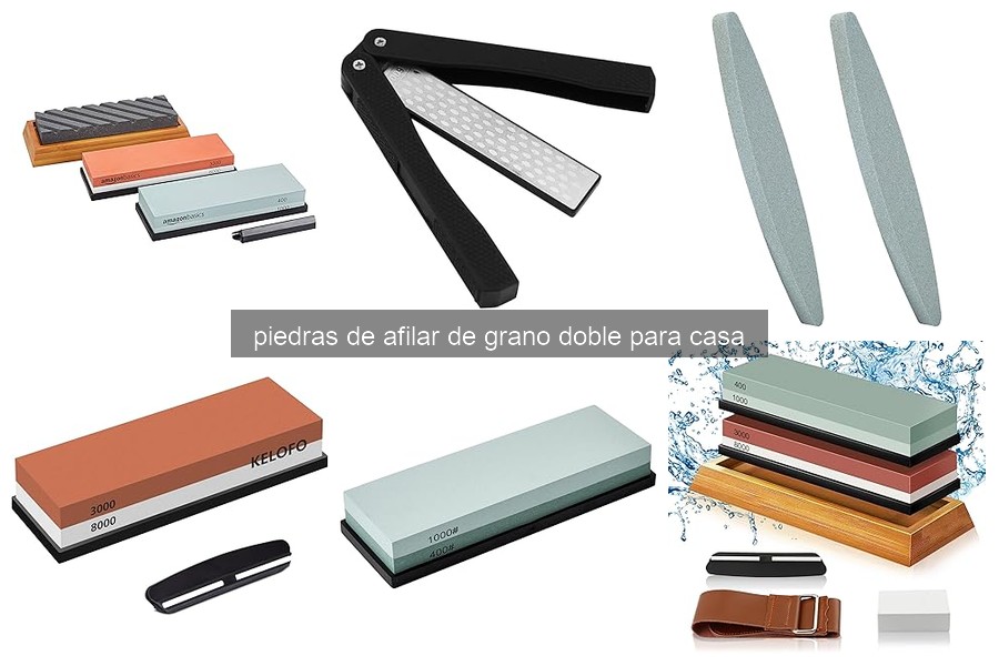 Cómo usar y mantener una piedra de afilar de grano doble