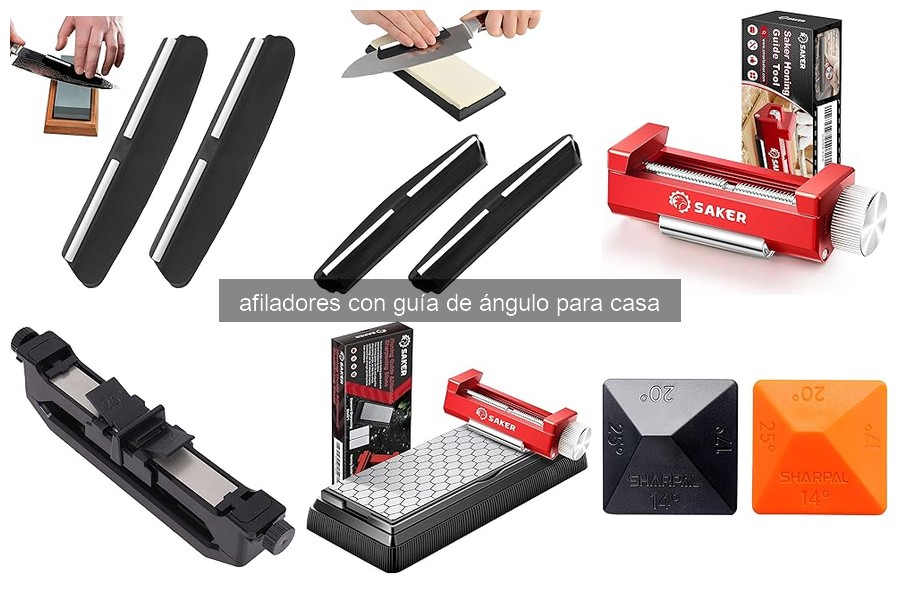 Cómo utilizar un afilador con guía de ángulo correctamente