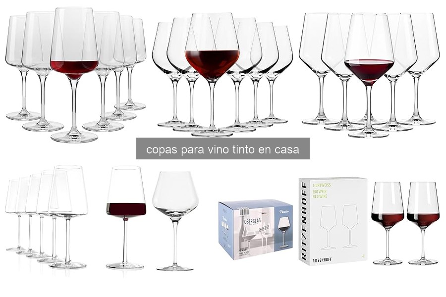 Comparativa de copas para vino tinto: precio y calidad