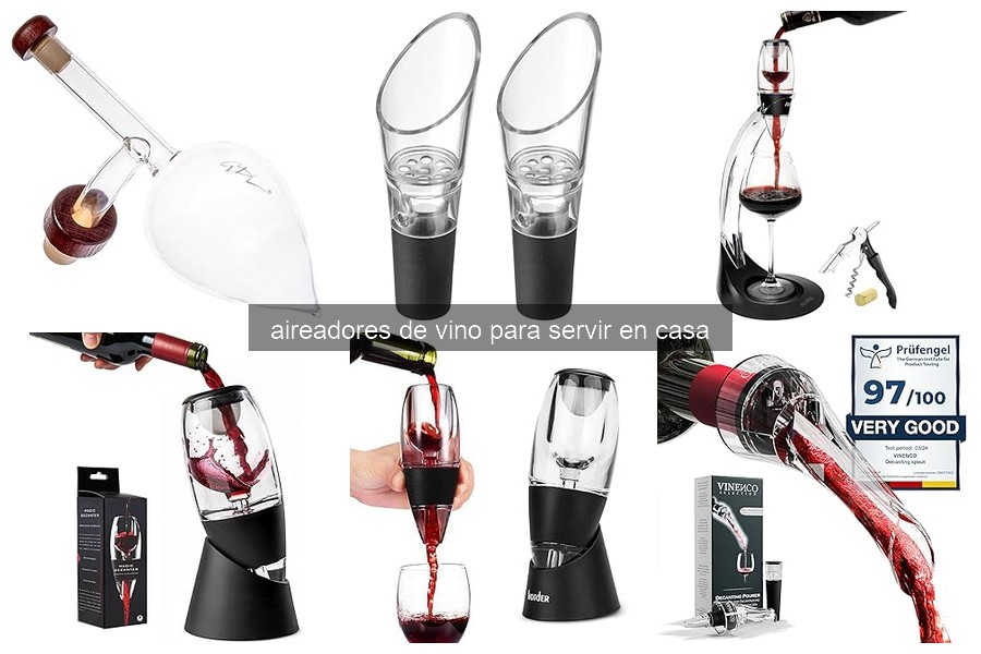 Comparativa de los Mejores Aireadores de Vino en 2026