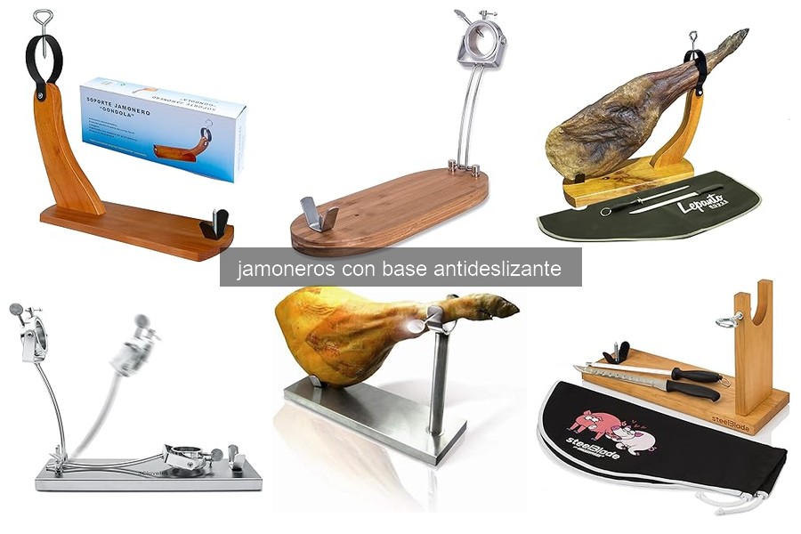 Comparativa de los mejores jamoneros con base antideslizante