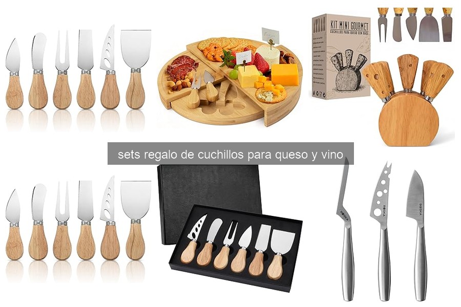Comparativa de los Mejores Sets de Cuchillos para Queso y Vino