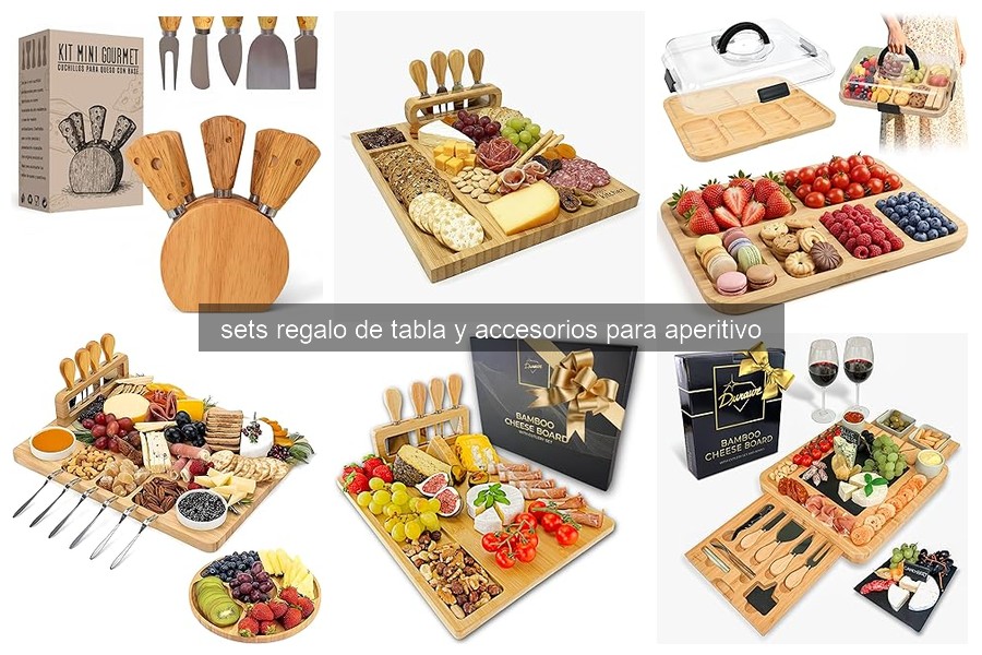 Consejos para el Cuidado de Sets de Regalo de Aperitivo