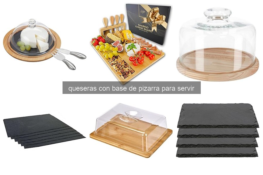 Diferencias entre queseras de pizarra y cerámica para servir