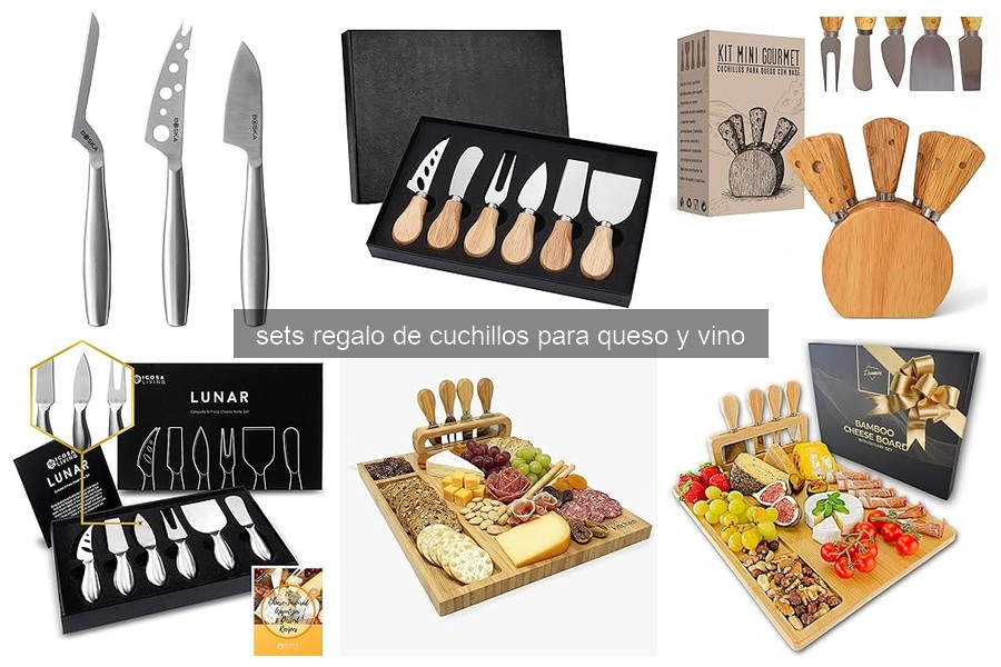 Dónde comprar sets de regalo de cuchillos para queso y vino