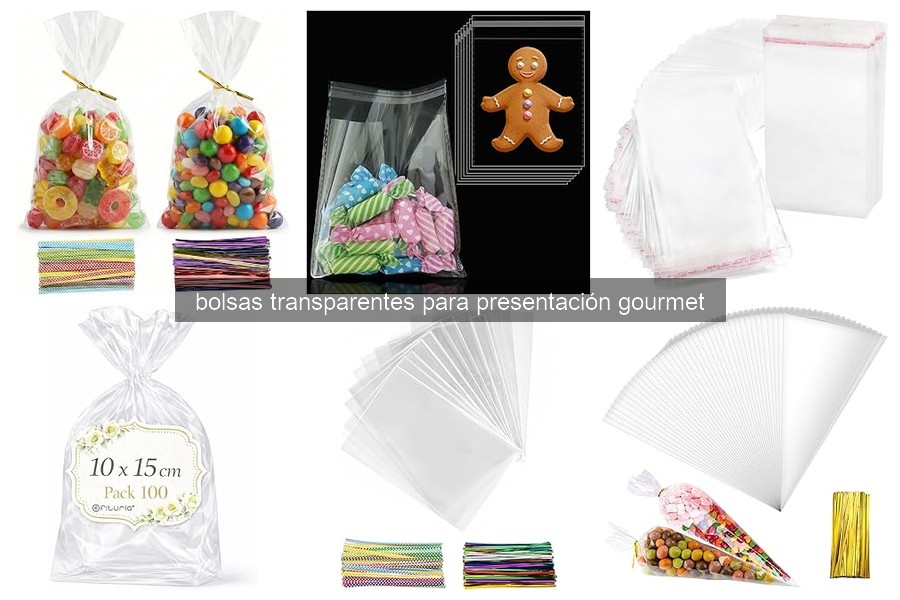 Errores comunes al usar bolsas transparentes gourmet