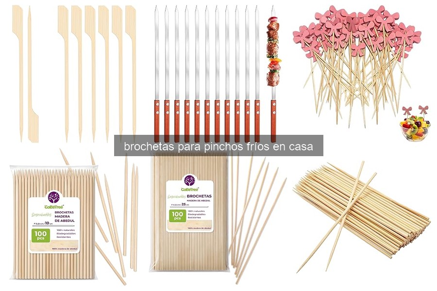 Errores comunes al usar brochetas para pinchos fríos