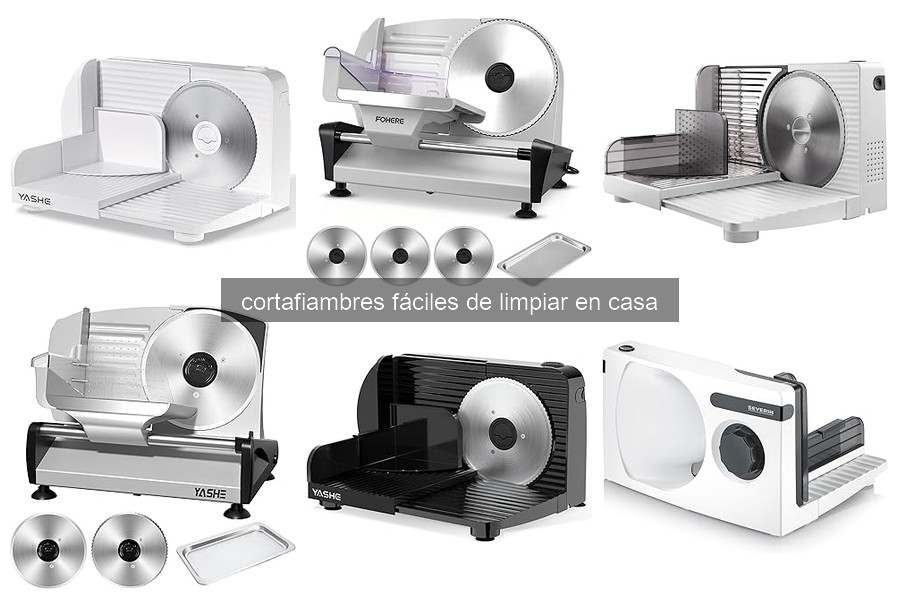 Errores comunes al usar cortafiambres fáciles de limpiar