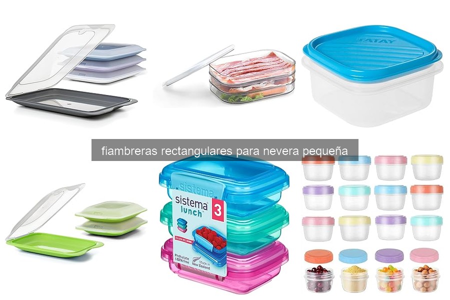 Errores comunes al usar fiambreras en neveras pequeñas