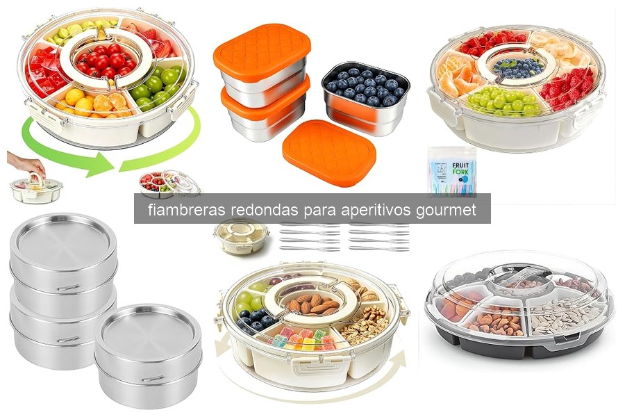Errores comunes con fiambreras redondas para aperitivos gourmet