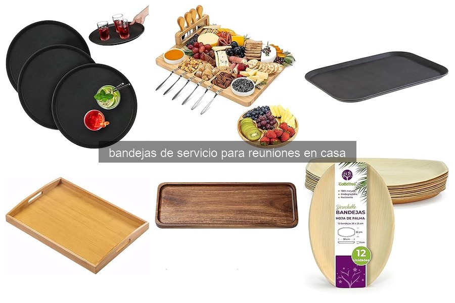 Formas creativas de usar bandejas de servicio en reuniones