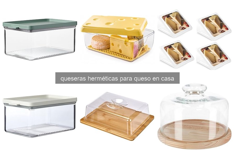 Guía de compra de queseras herméticas para queso en casa