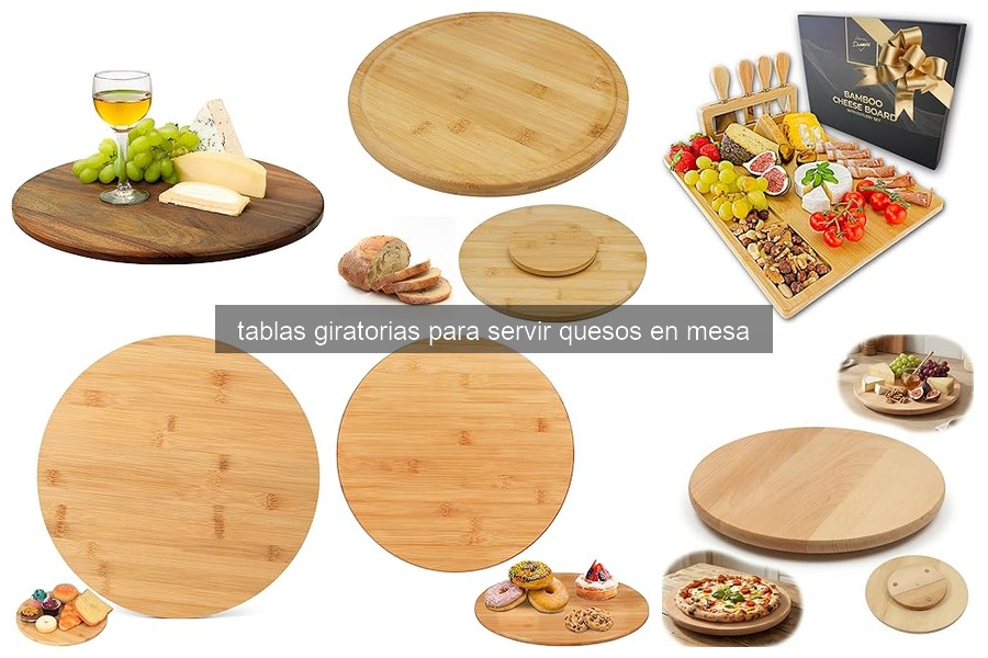 Guía de compra de tablas giratorias para quesos en 2026
