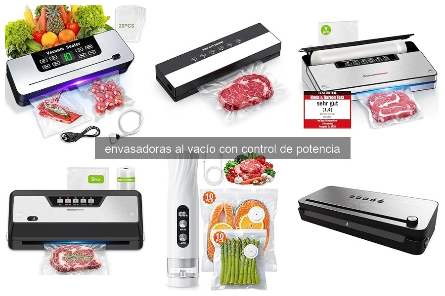 Guía de compra para envasadoras al vacío con control de potencia