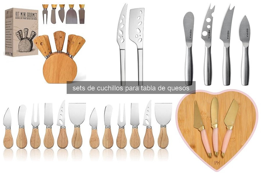 Guía para Elegir el Mejor Set de Cuchillos para Tabla de Quesos