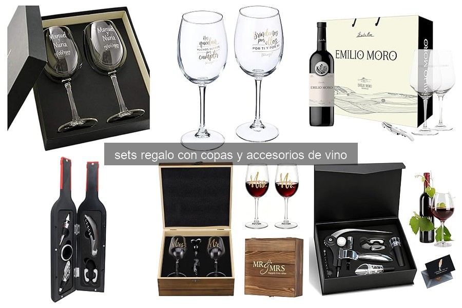Guía para elegir sets de regalo con copas y accesorios de vino