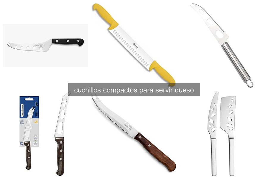 Mantenimiento adecuado de cuchillos compactos de queso