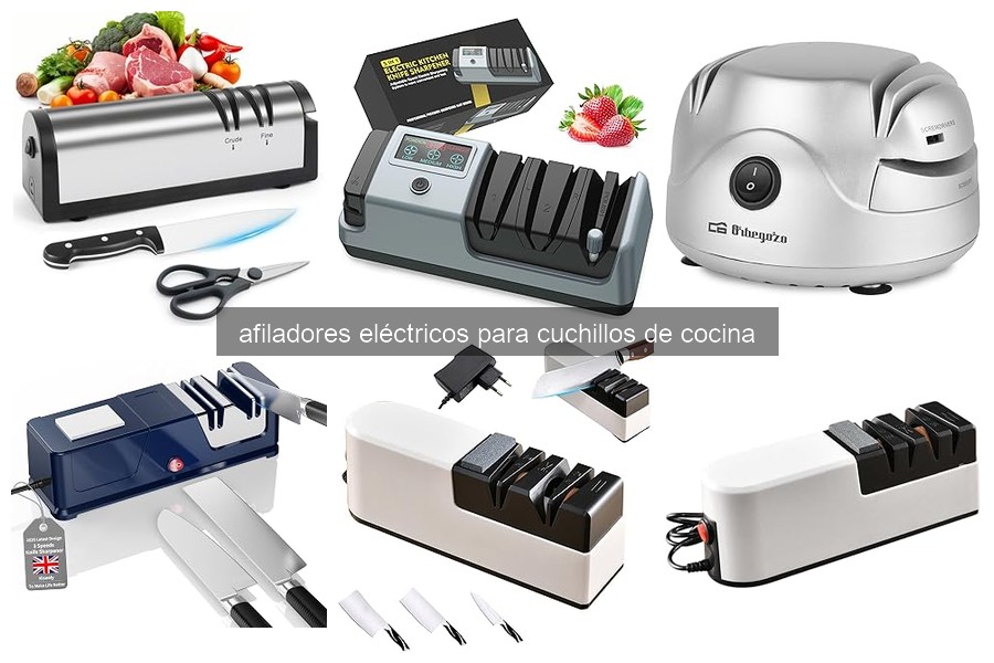 Mantenimiento de afiladores eléctricos para cuchillos de cocina