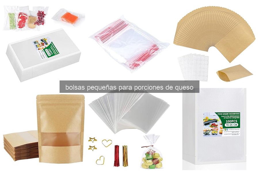 Mejores bolsas pequeñas para porciones de queso en 2026