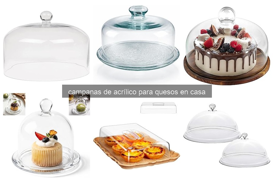 Mejores campanas de acrílico para queso en 2026: comparativa