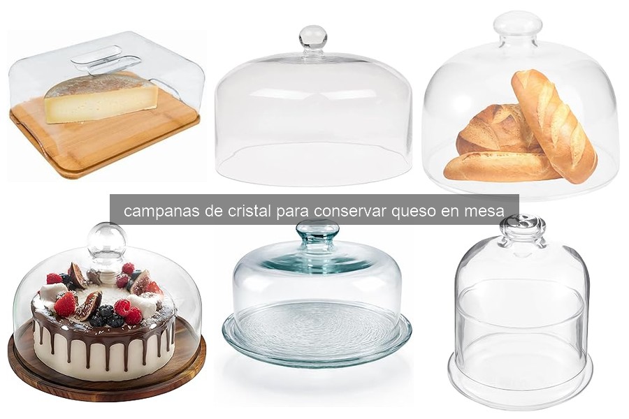 Mejores campanas de cristal para queso en 2023