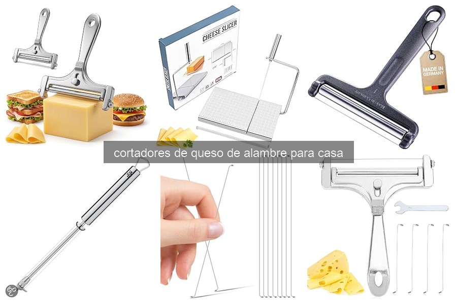 Mejores cortadores de queso de alambre para casa 2026