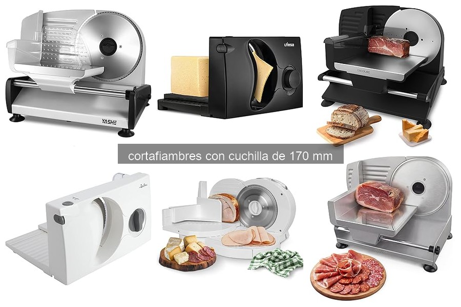 Mejores cortafiambres de 170 mm para el hogar en 2026