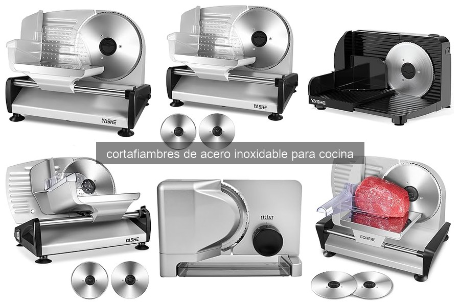 Mejores cortafiambres de acero inoxidable en 2026