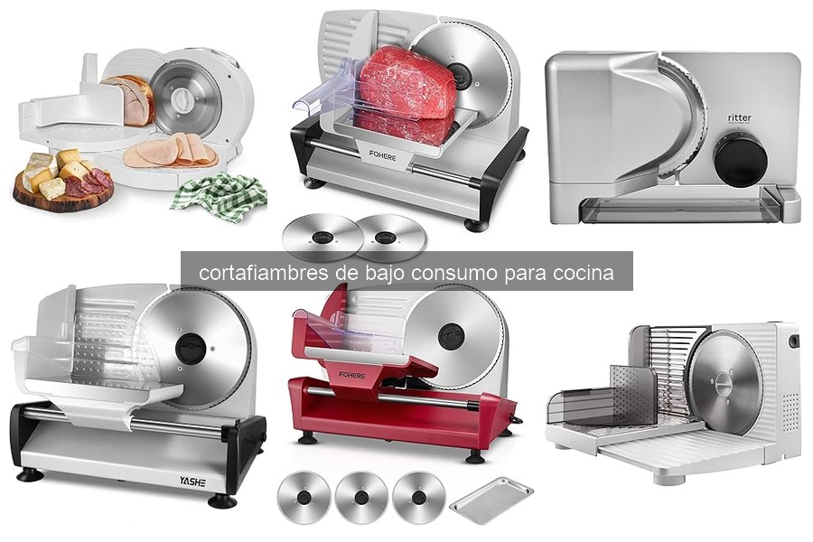 Mejores cortafiambres de bajo consumo para uso doméstico 2026