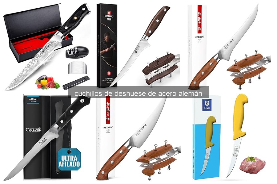Mejores cuchillos de deshuese de acero alemán para chefs